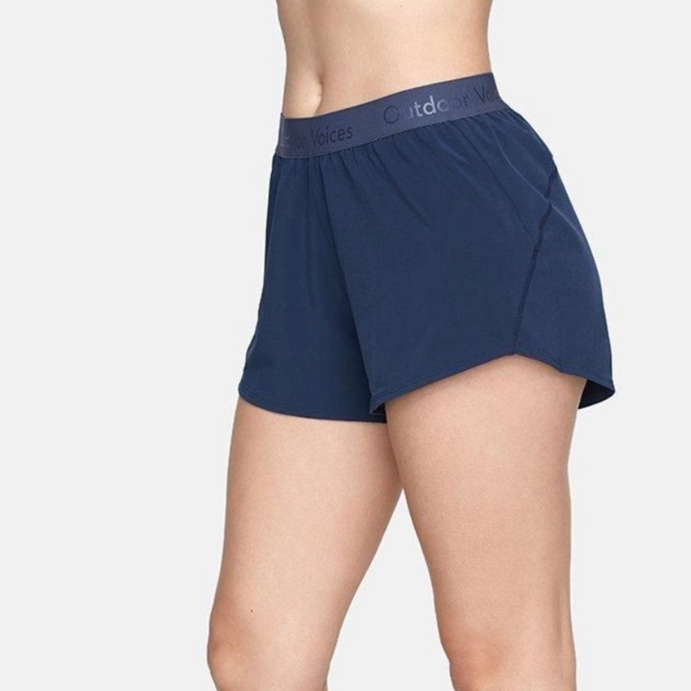 Outdoor voices navy relay shorts size small